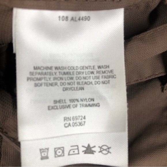 Columbia Outdoor Hiking Bermuda Shorts Brown Sash Belt Embroidery 10 - Picture 7 of 7